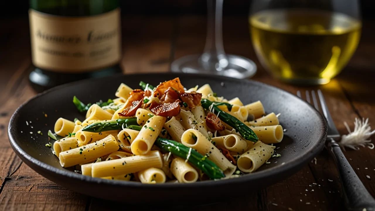 Makaron z porem i boczkiem: Smaczne danie na codzienny obiad