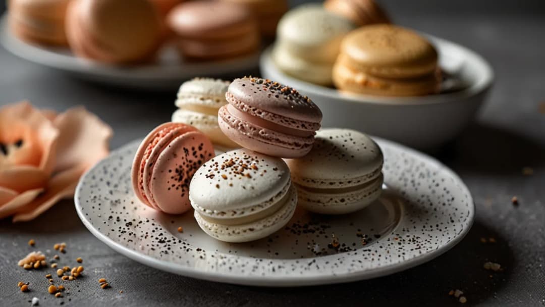 Makaroniki z białego maku: Przepis na słodkie, delikatne makaroniki