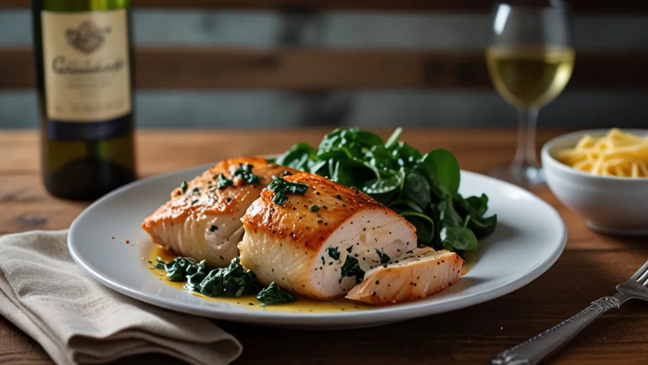 Kurczak z gorgonzolą i szpinakiem: Pyszne danie na każdą okazję