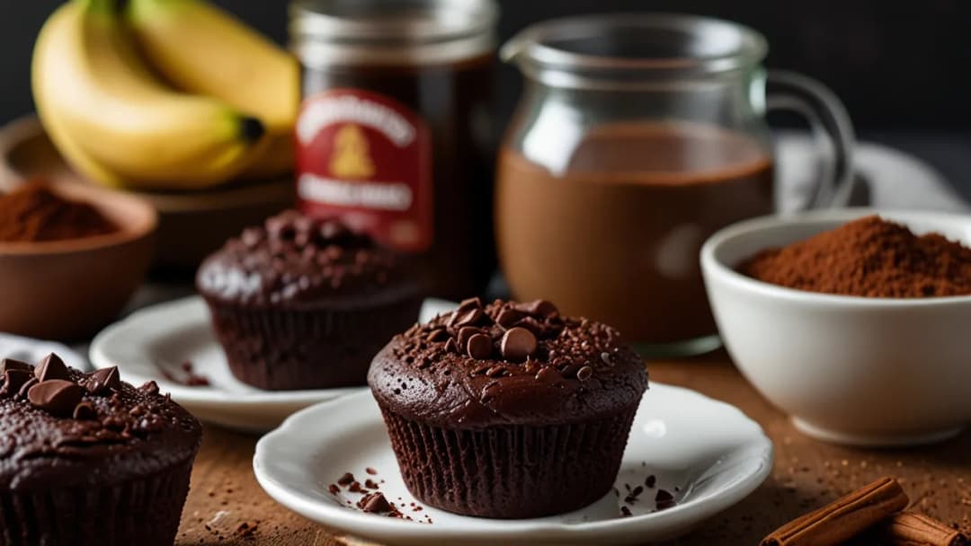 Babeczki brownie z fasoli: Zdrowy deser bez cukru i mąki