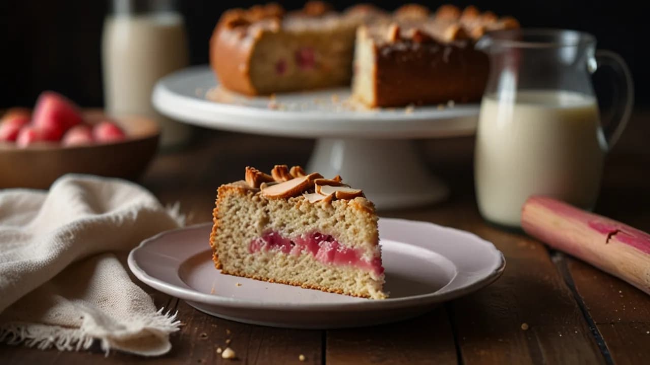 Bezglutenowe ciasto z rabarbarem: Zdrowy deser, który musisz spróbować