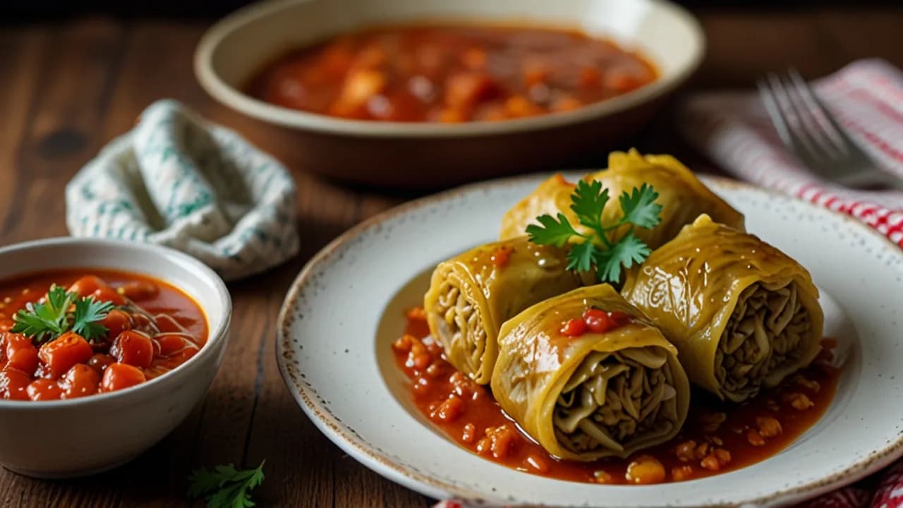 Gołąbki wegetariańskie z ryżem i soczewicą: przepis na zdrowy obiad