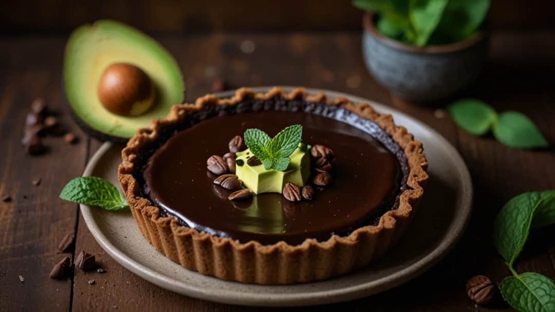 Wegańska tarta czekoladowa z awokado: Zdrowa alternatywa na pyszny deser
