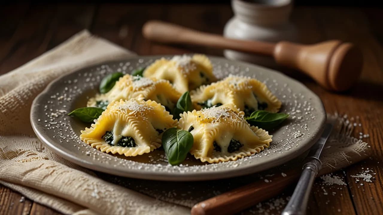 Ravioli ze szpinakiem i białym serem: Pyszny przepis na sycący obiad