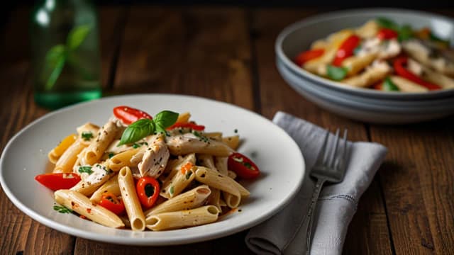 Makaron z ricottą i kurczakiem: Połączenie smaków na obiad