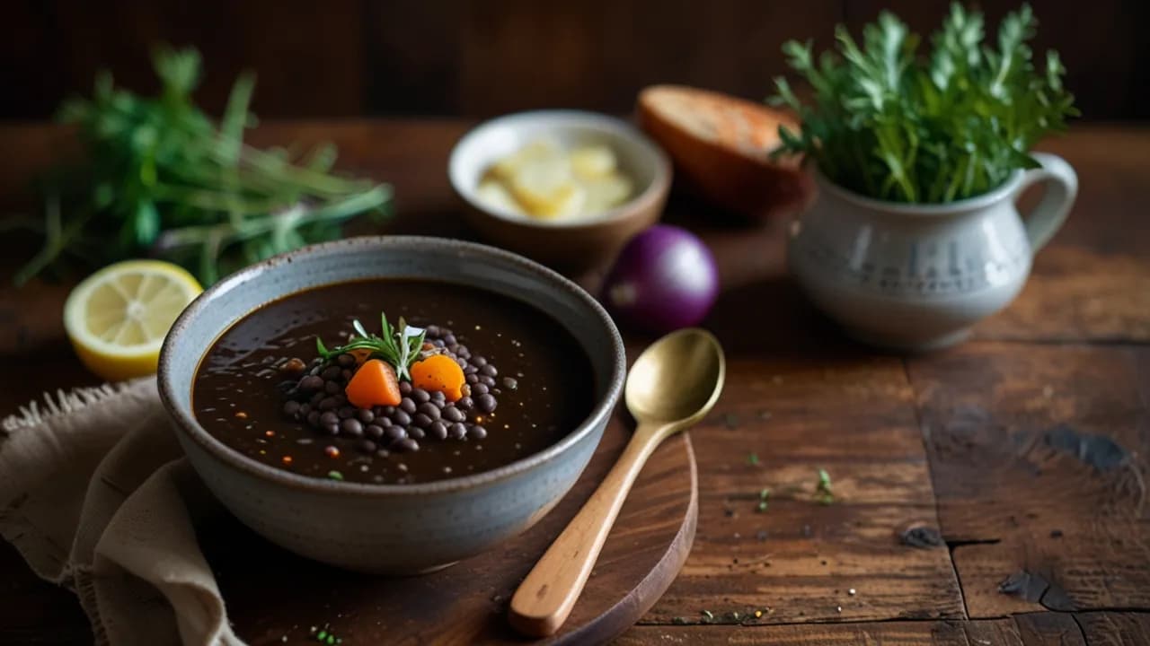 Zupa z czarnej soczewicy: Pożywny przepis na zdrowy obiad