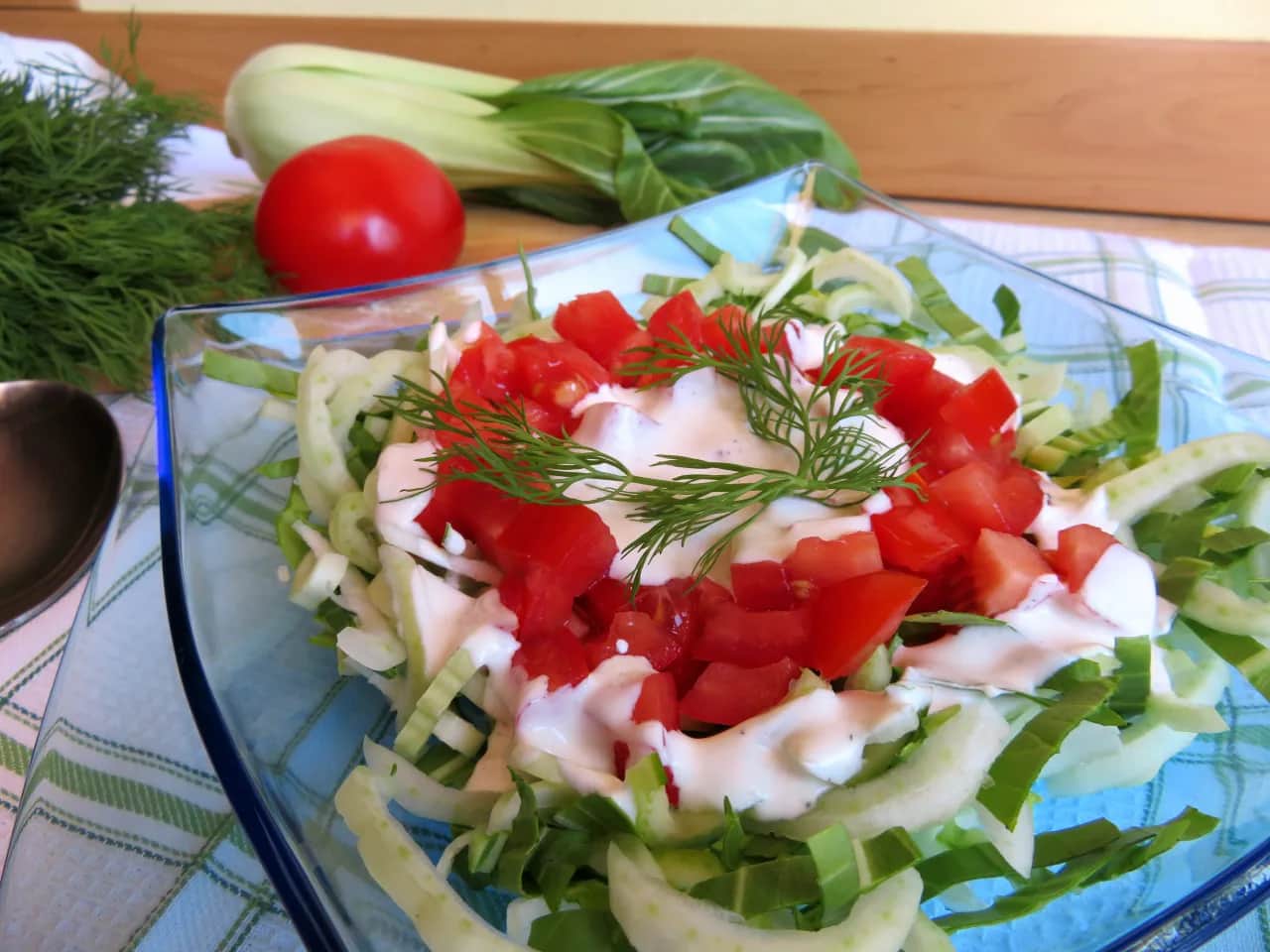 Surówka z pak choi - pyszna sałatka z kapusty pak choi
