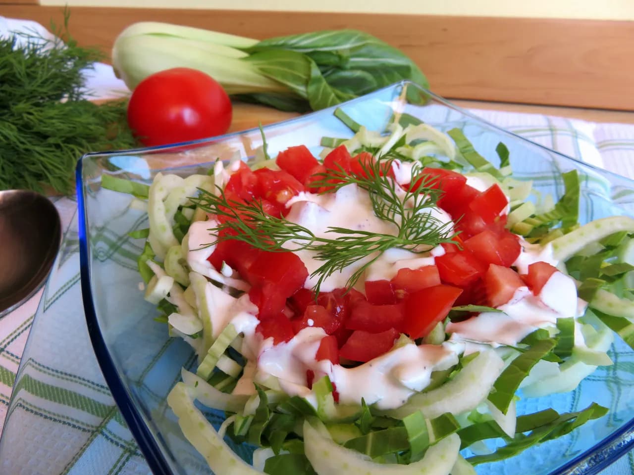 Surówka z pak choi - pyszna sałatka z kapusty pak choi