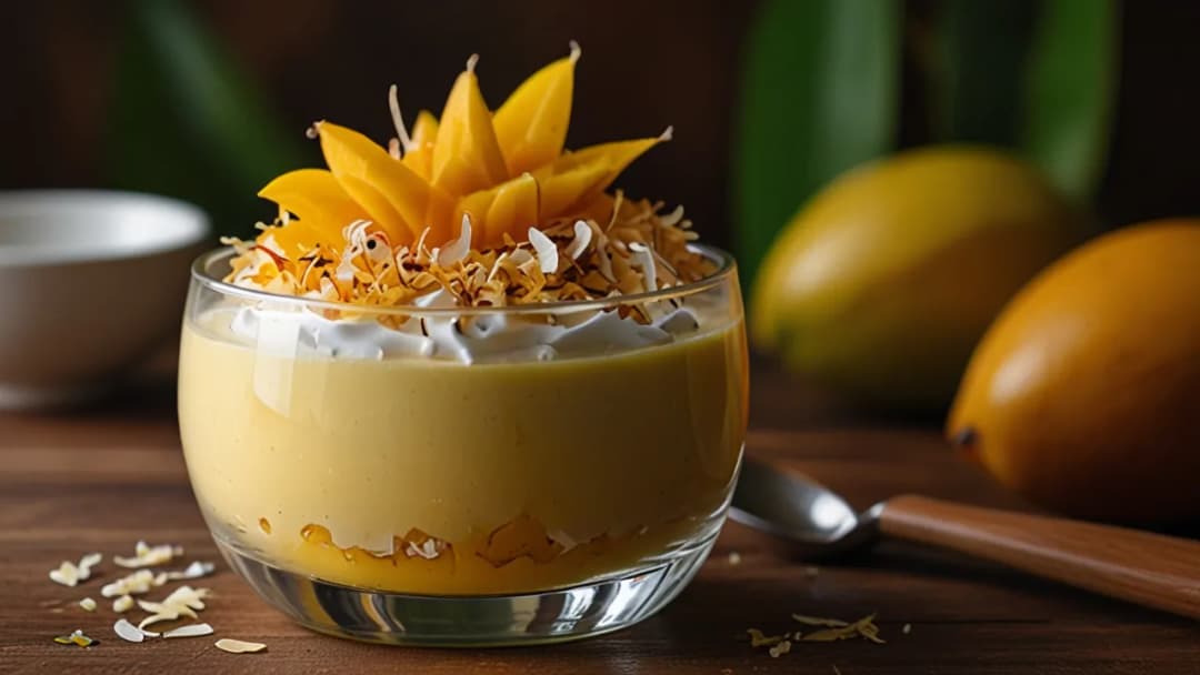 Mus z kokosa i mango: Przepis na tropikalny deser, który warto spróbować