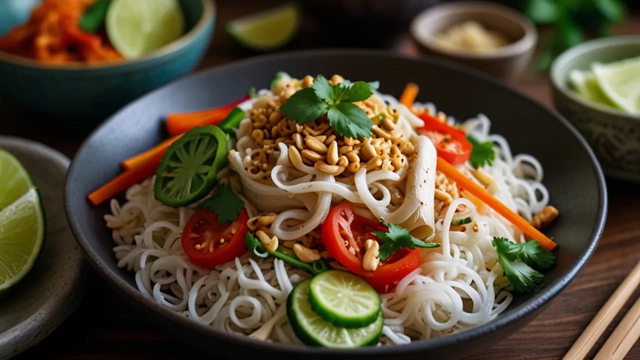 Makaron ryżowy nitki: Szybkie przepisy na pyszne i zdrowe dania