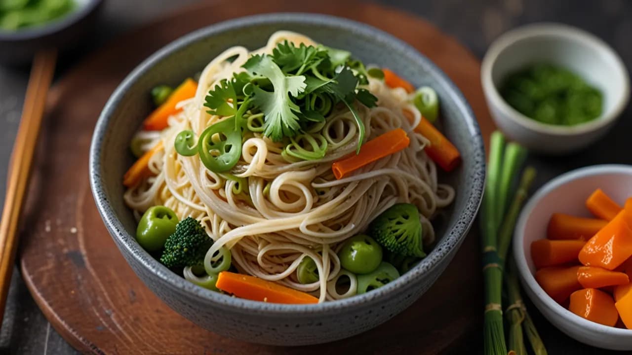 Makaron z fasoli mung: Wegański przepis na zdrowe danie, które zachwyca