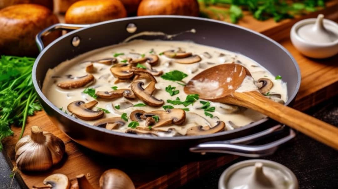Przepis na sos z pieczarek - Jak zrobić sos pieczarkowy