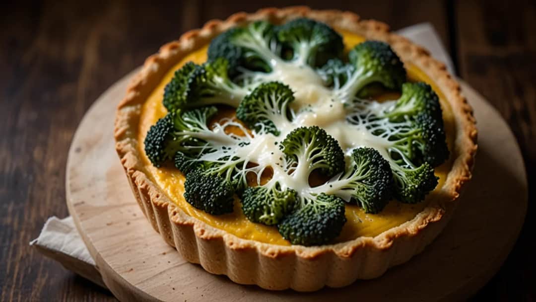 Tarta z brokułami i mozzarellą: Krok po kroku do idealnej tarty