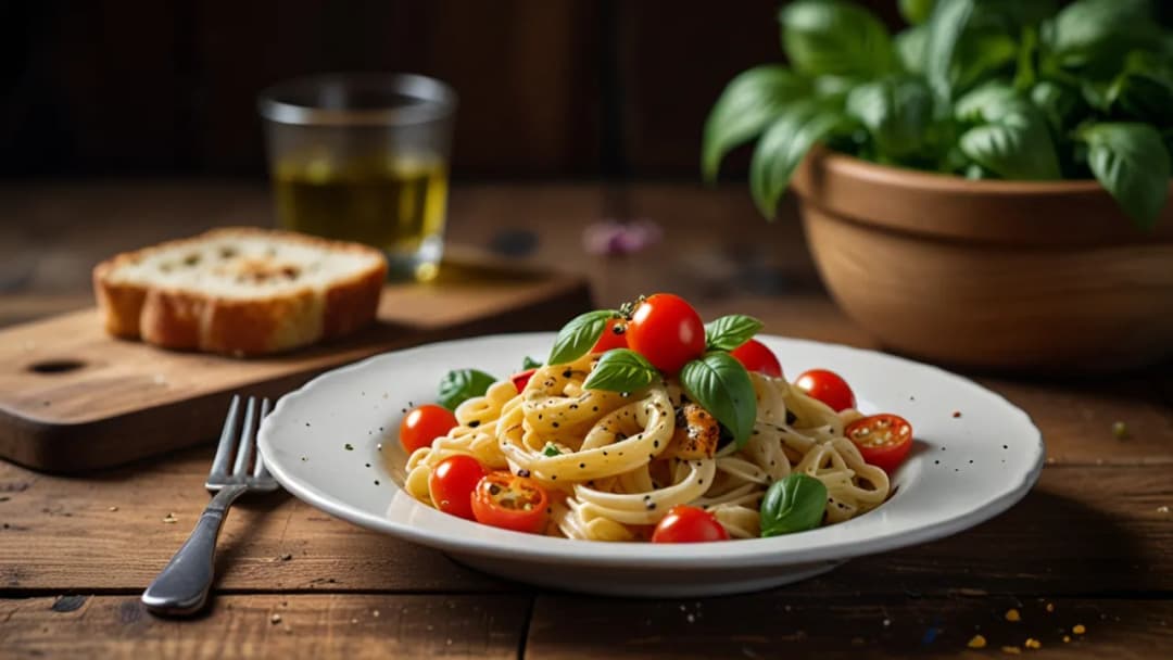 Makaron z halloumi: Pyszne danie wegetariańskie z serem halloumi