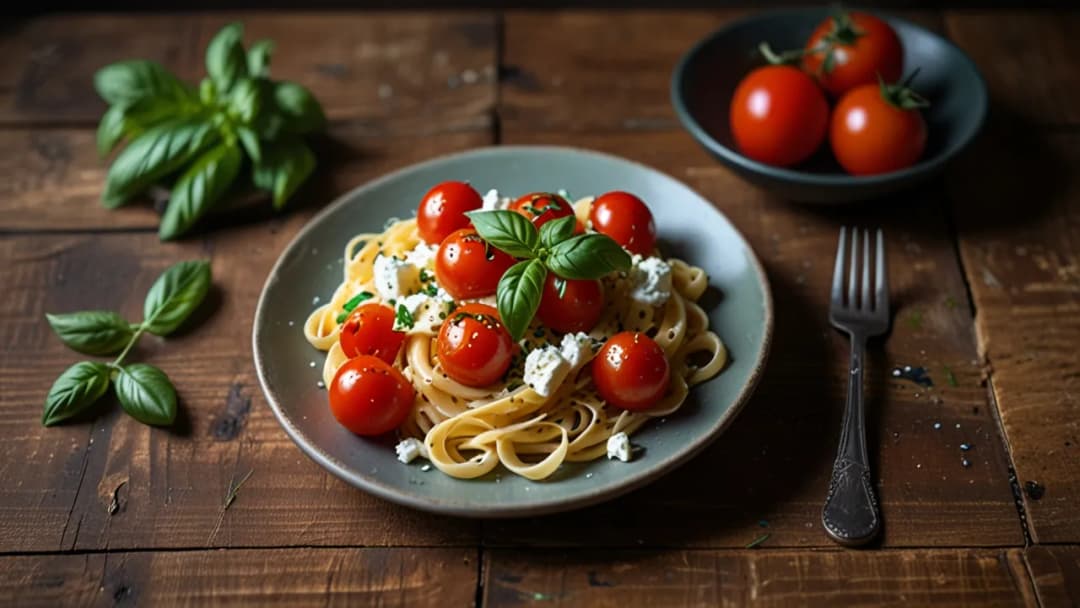 Makaron z ricottą i pomidorami: Pyszne danie na szybki, codzienny obiad