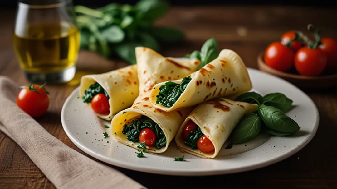 Naleśniki z ricottą i szpinakiem: Zdrowy przepis na obiad lub kolację