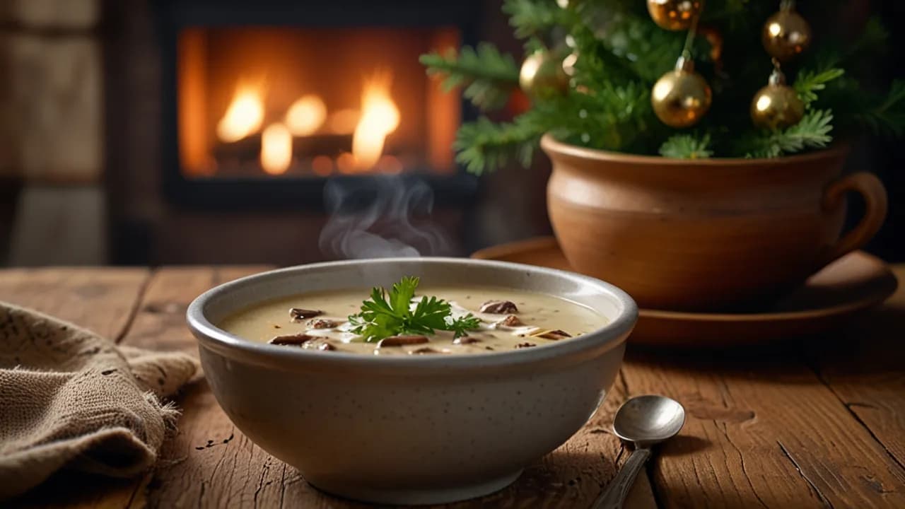Tradycyjna zupa grzybowa: Polski specjał na świąteczny stół