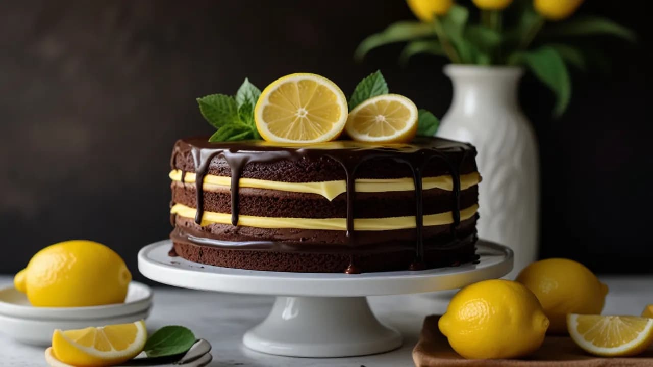 Tort cytrynowo-czekoladowy: Jak zrobić ten wyjątkowy tort w domu?